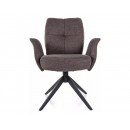 Стул SIGNAL WING Brego 40 капучино/черный, поворотный